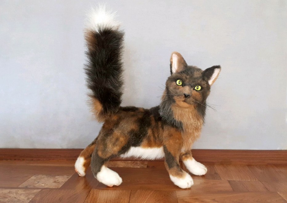 Кошка валяние