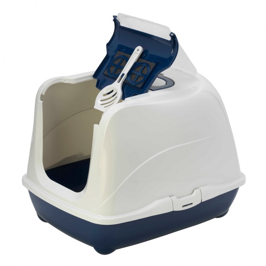 Moderna био-туалет Flip Cat 50x39x37h см с совком, серый