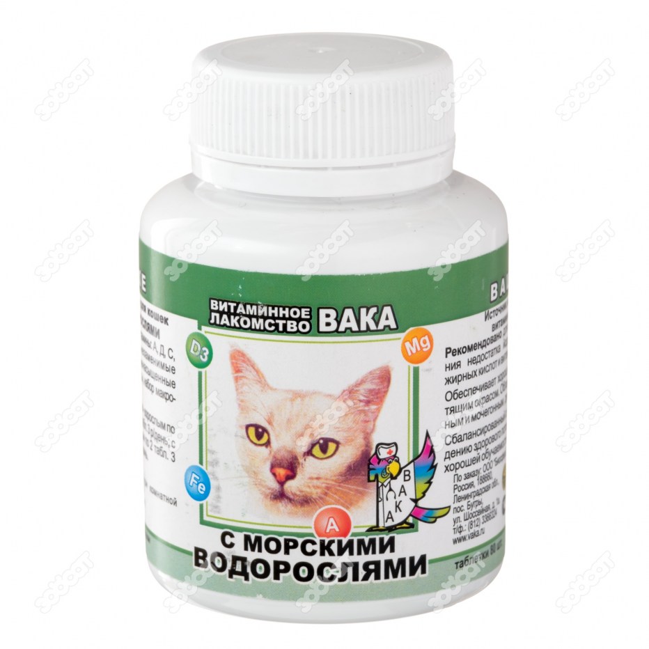 Витамины "Вака" для кошек с таурином