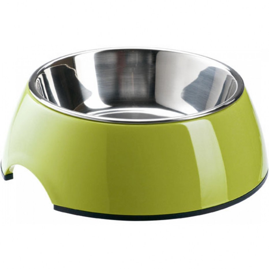 SUPERDESIGN миска на меламиновой подставке лайм 0,16 л