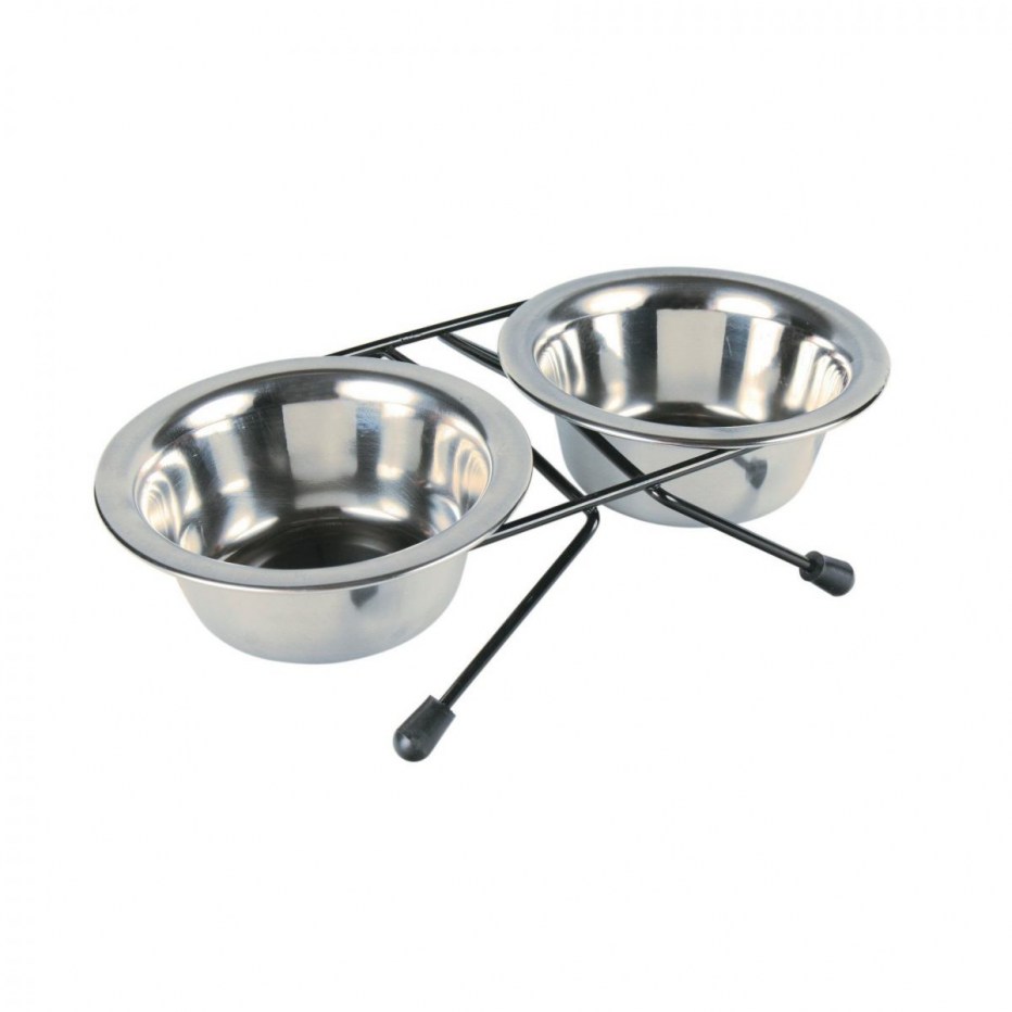 Trixie подставка + миски 2*0,45л