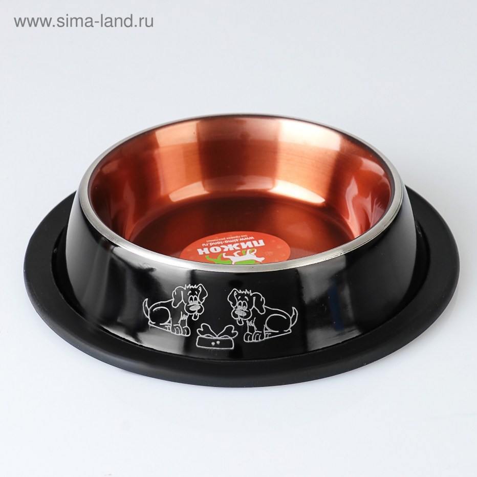 Миска пижон цветная, 950 мл