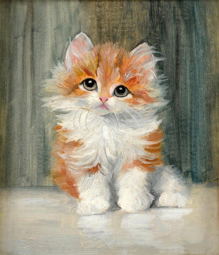 Коты в живописи