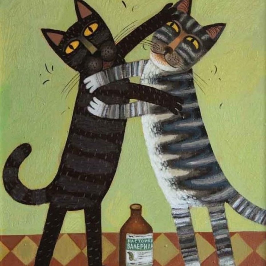 Игорь Римашевский художник картины коты