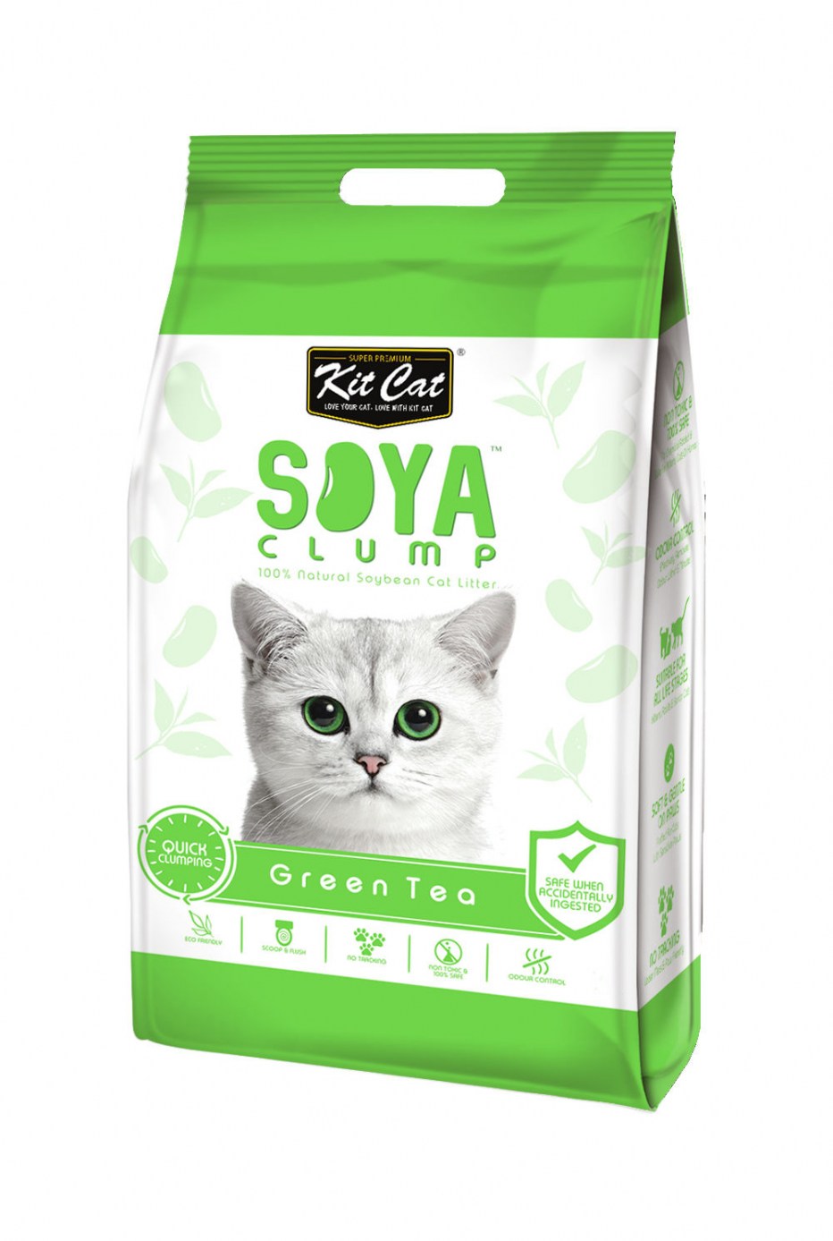 Kit Cat SOYACLUMP soybean Litter соевый биоразлагаемый комкующийся наполнитель