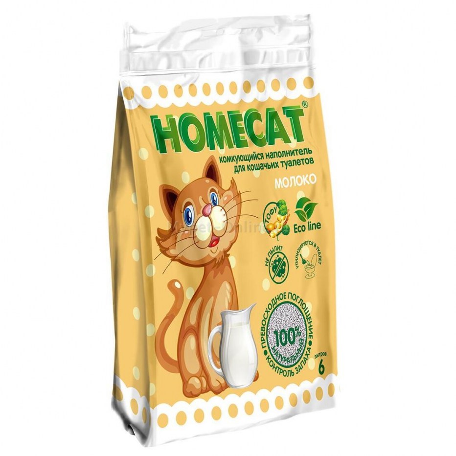 Комкующийся наполнитель Cat Step Tofu Original растительный 6 л