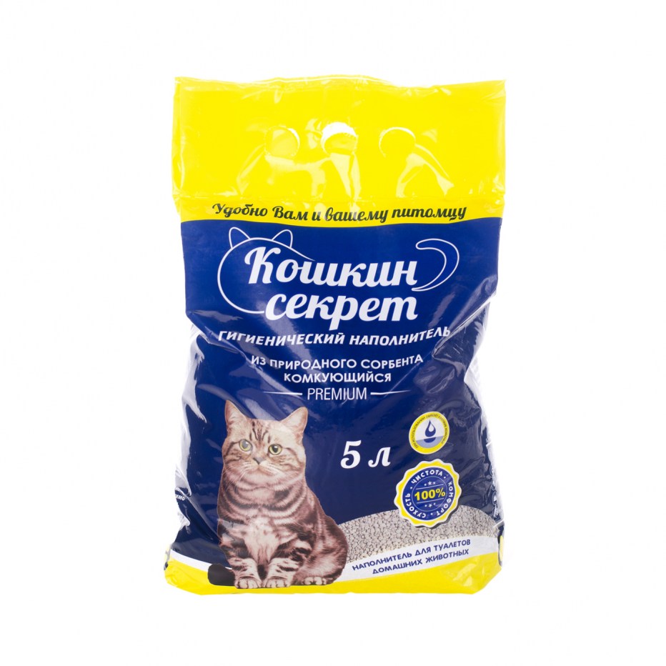 Кошачий наполнитель Кошкин секрет