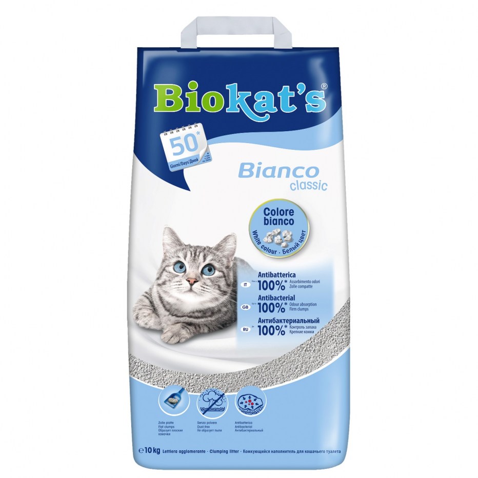 Комкующийся наполнитель Biokat's Bianco Fresh 10 кг