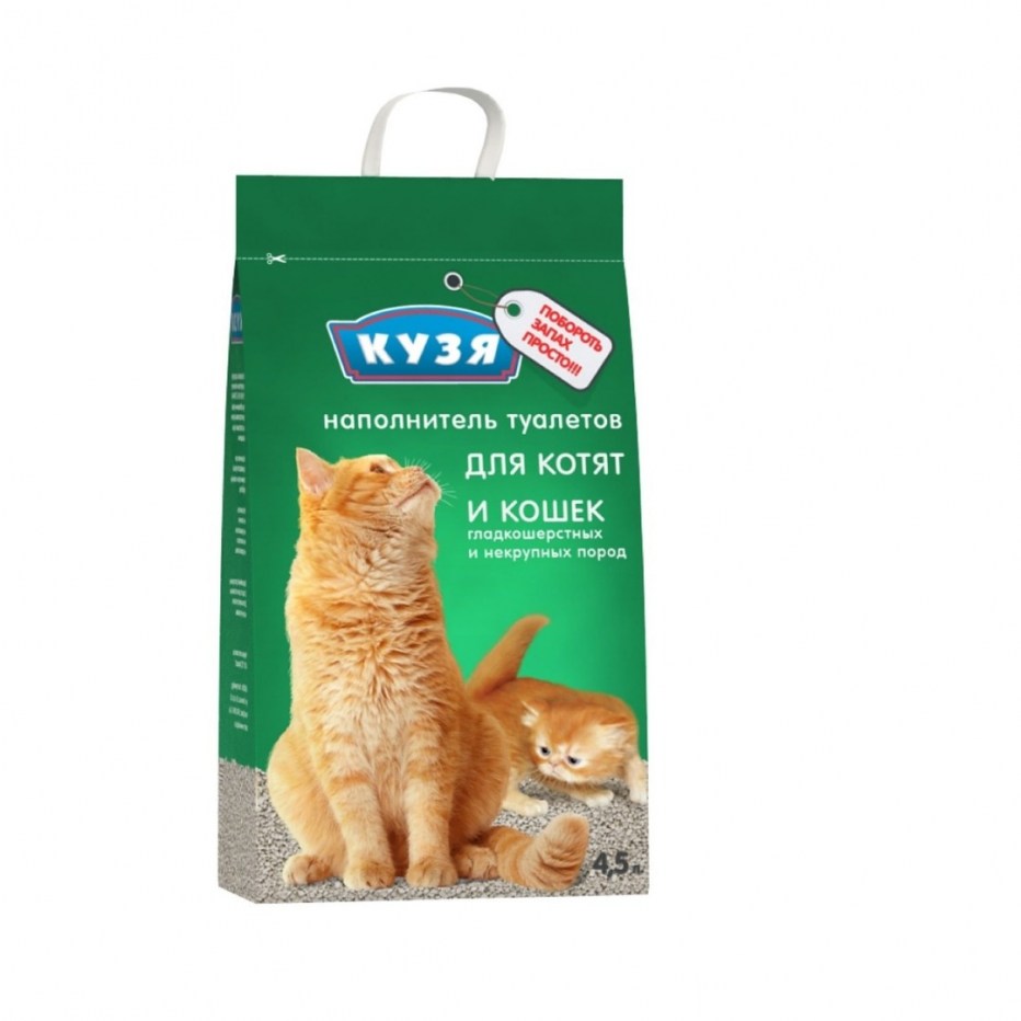 Наполнитель Кузя для кошек (4,5 л)