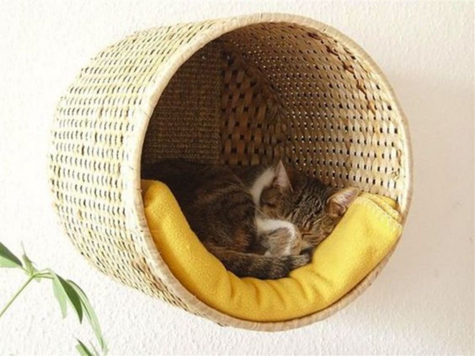 Корзинка лежанка для кота