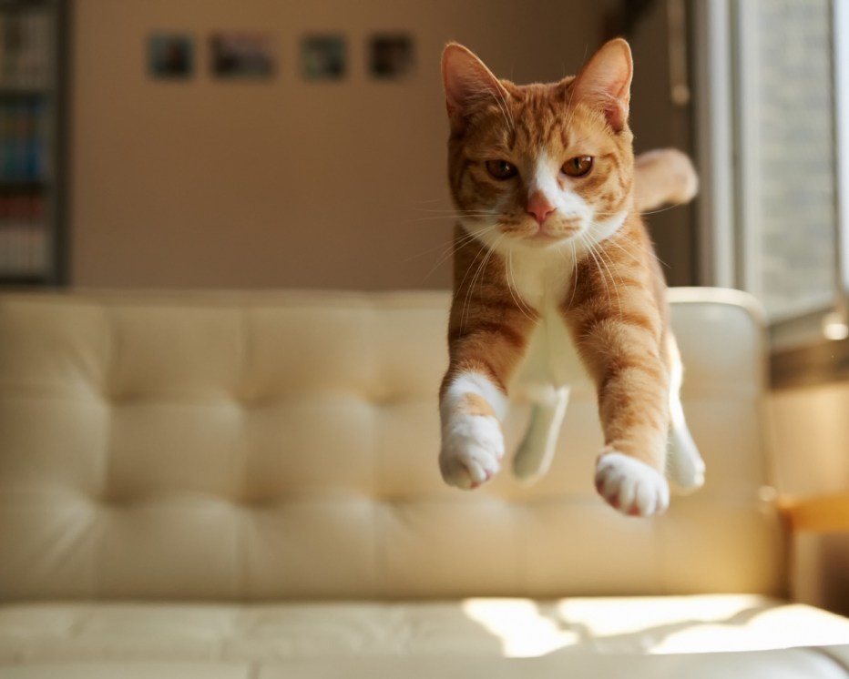 Смешной кот