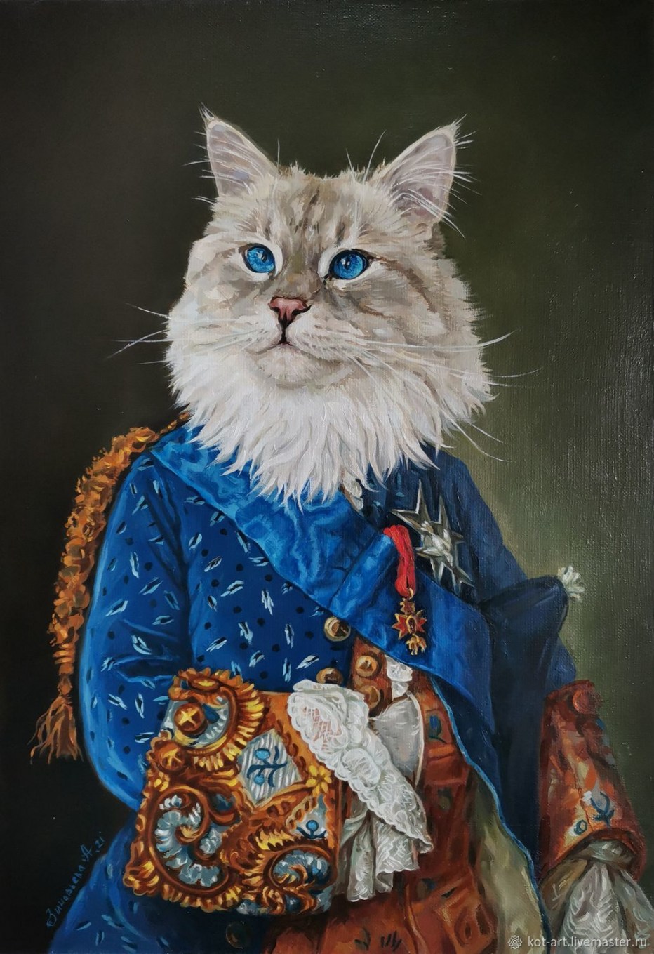 Парадный портрет кота