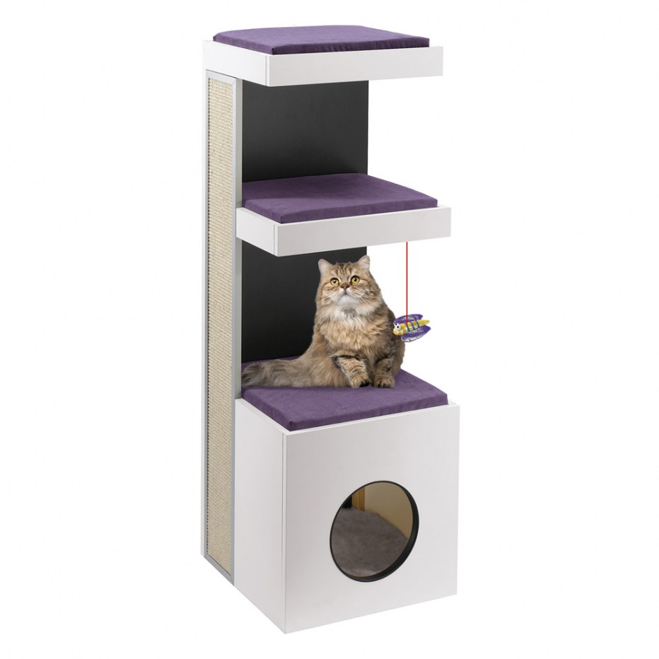 Спально-игровой комплекс для кошек Ferplast Tiger 40х40х115см