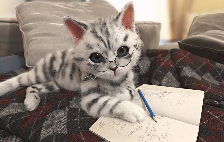 Утюсь котик