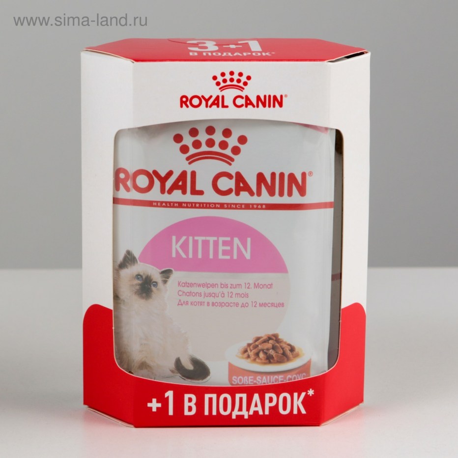 Роял Канин пауч д/котят Инстинктив соус 4 1 паштет 85г