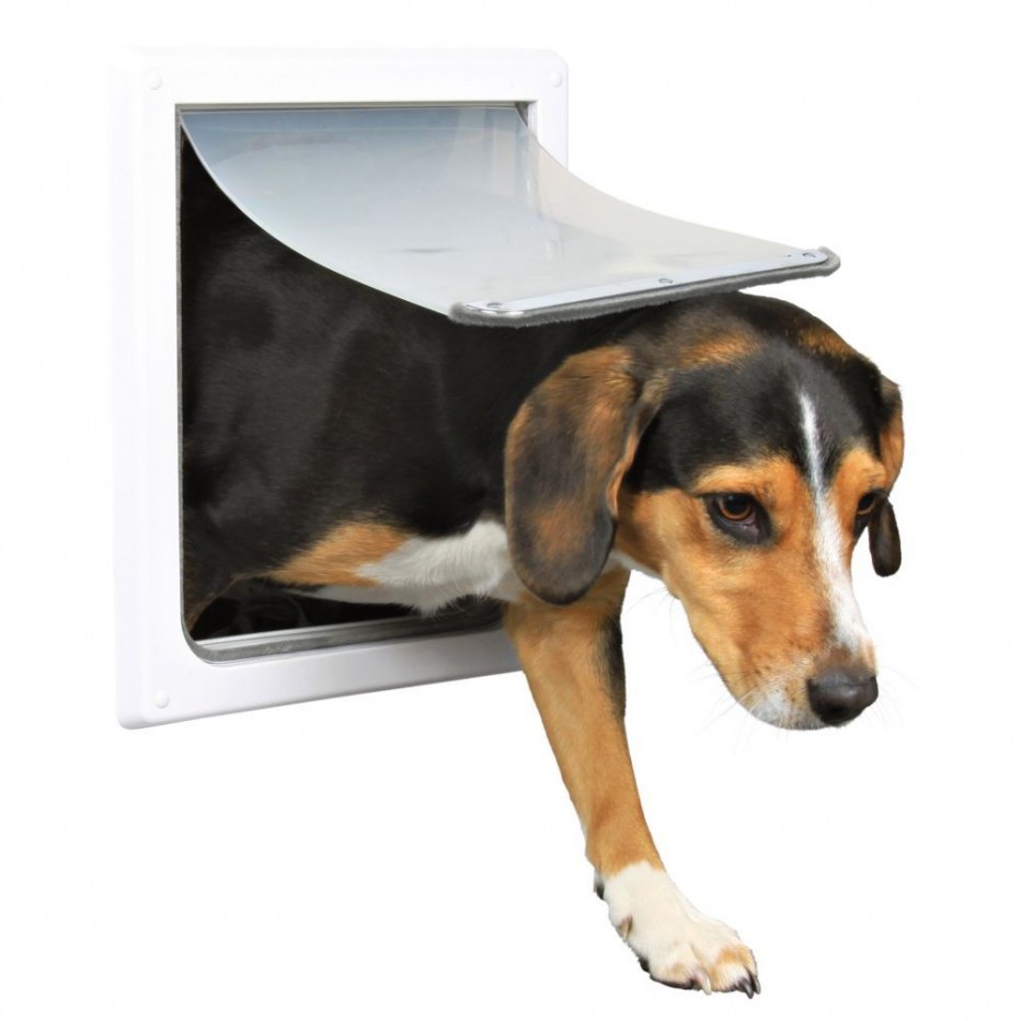 Дверца в дверь для животных Trixie 2-way Flap s-m 30х36 см белый