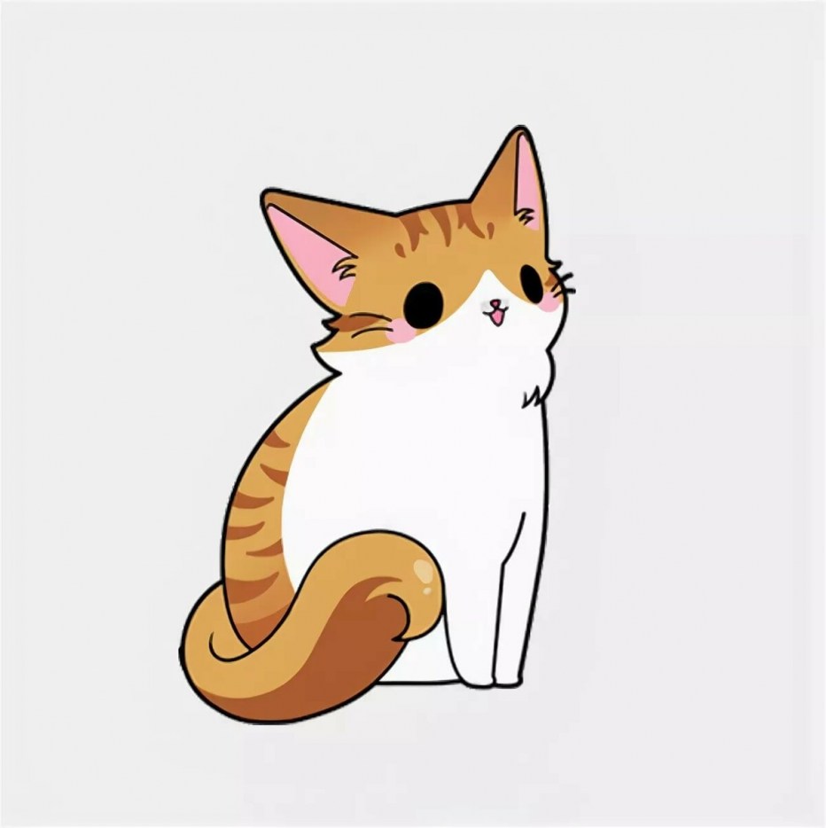 Котик мультяшный