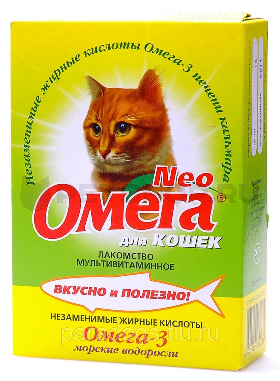 Витамины для кошек Омега Нео