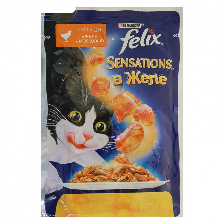 Корм Felix Sensations 85г