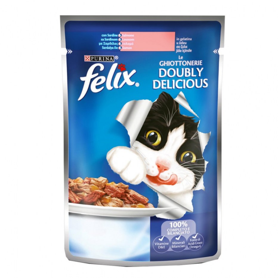 Корм для кошек Felix двойная вкуснятина с птицей 300 г