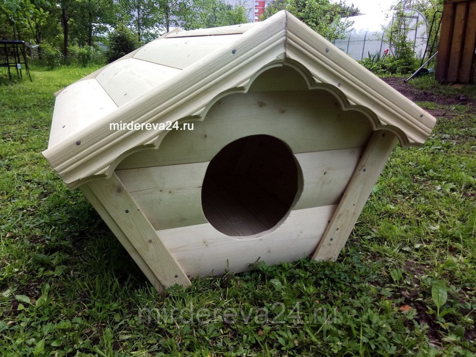 Утепленная будка для кошки
