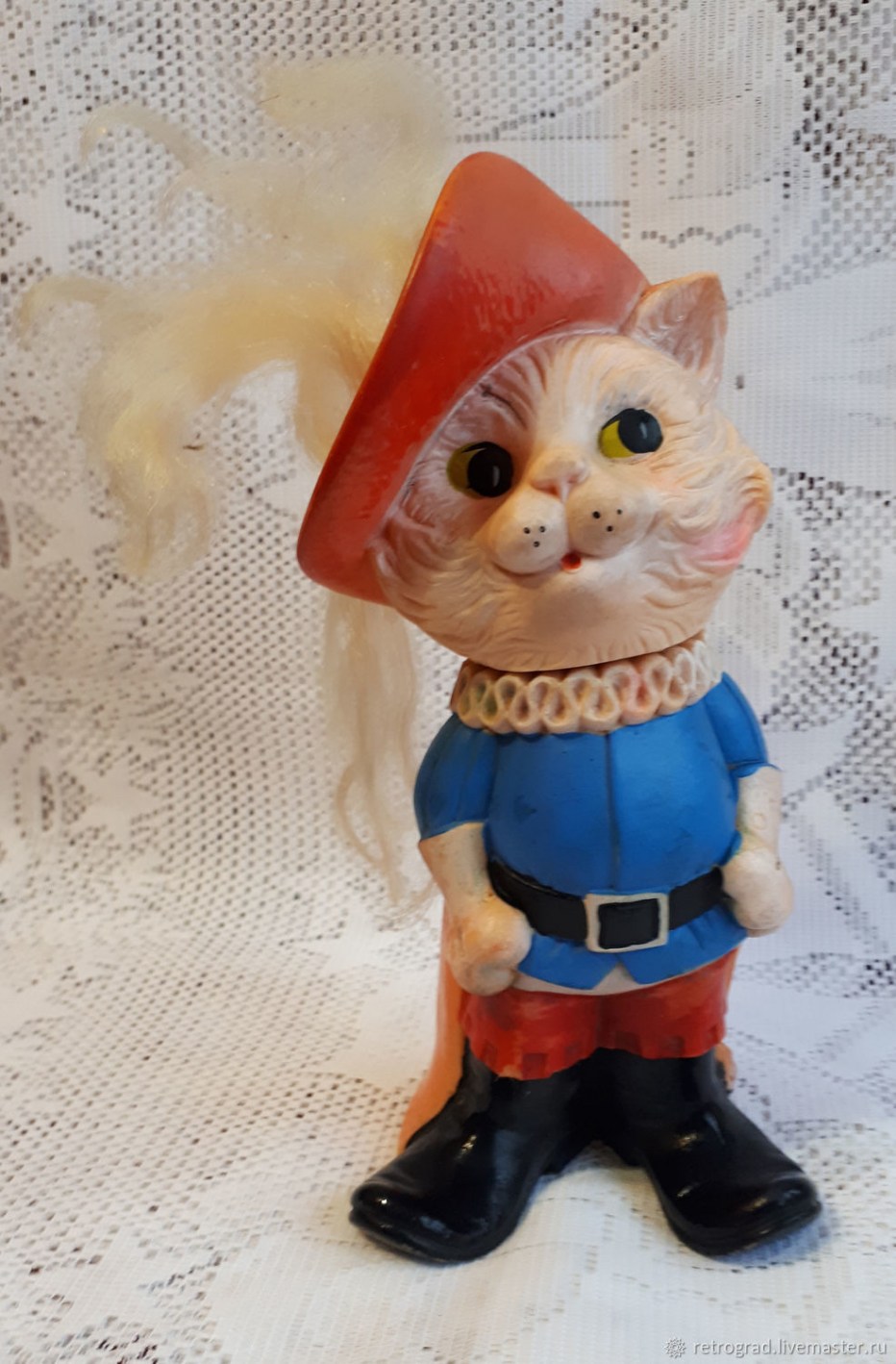 Мягкая игрушка кот в сапогах