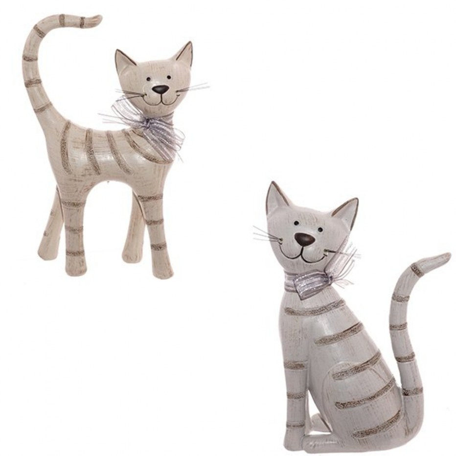 Фигурки кошек пластиковая