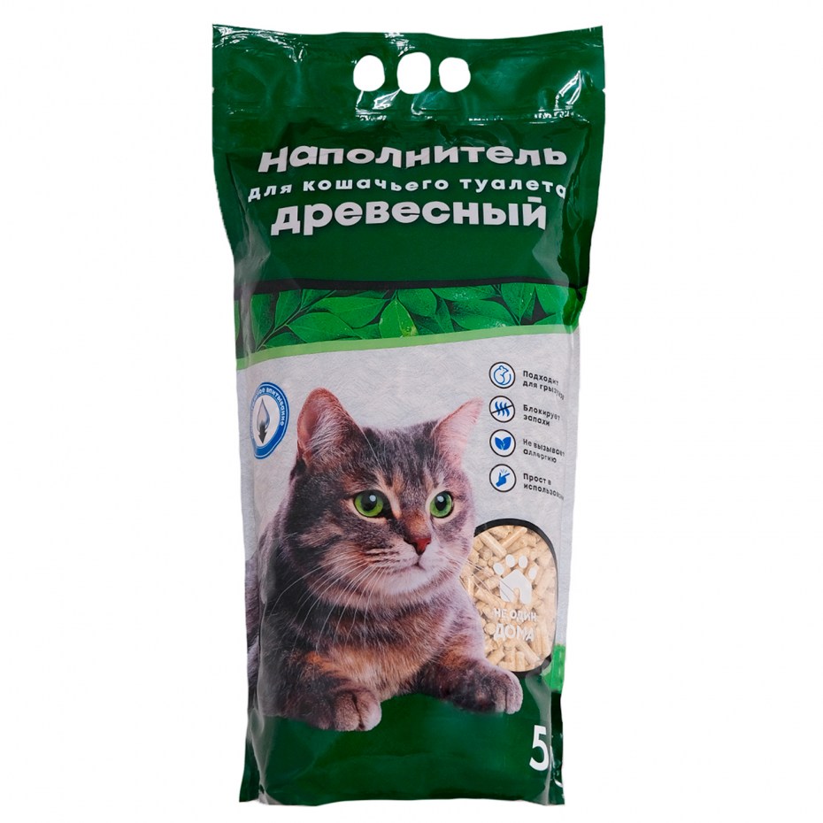 Наполнитель Кузя древесный 4.5л