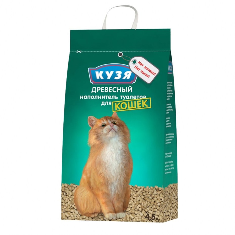 Наполнитель Кузя для кошек (4,5 л)