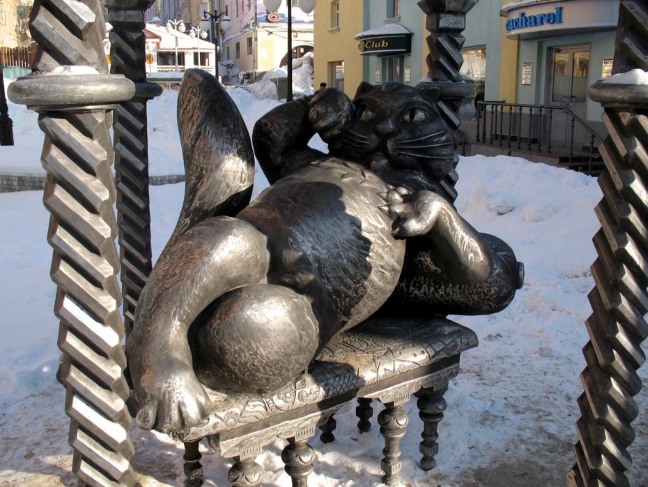 Кот Казанский памятник в Казани