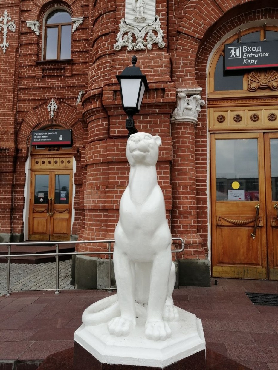 Улица Баумана Казанский кот зимой