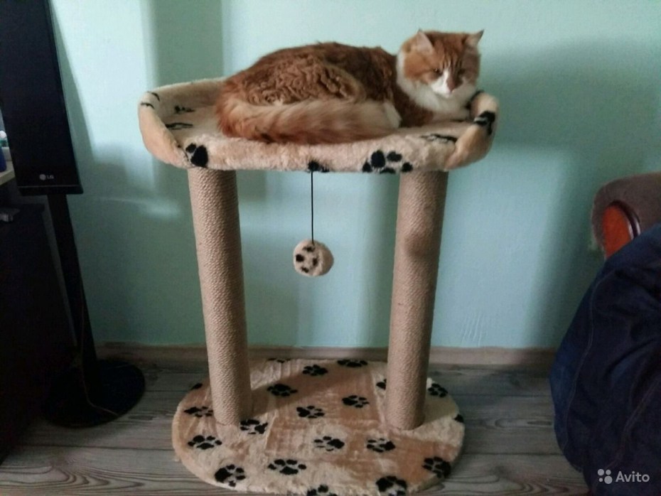 Домик для кошки из табуретки