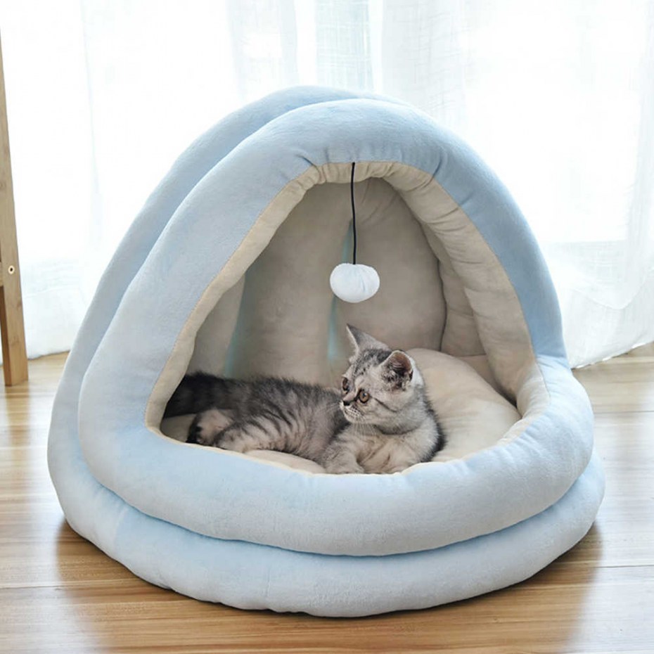 Лежанка домик для кота