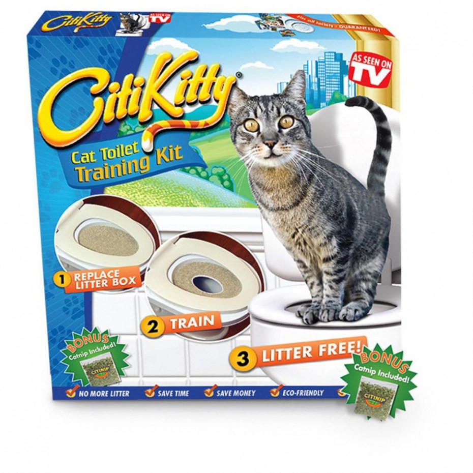 Система приучения кошек к унитазу citi Kitty Cat Toilet Training Kit