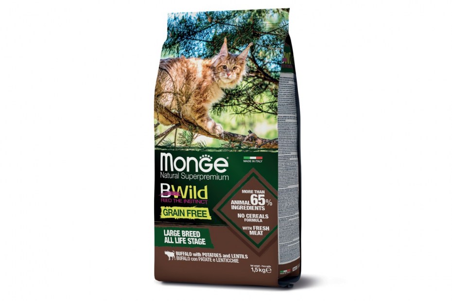 Монж Bwild для кошек 1,5 кг