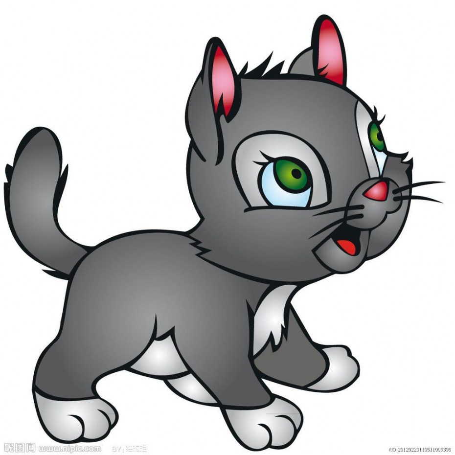 Котенок мультяшный