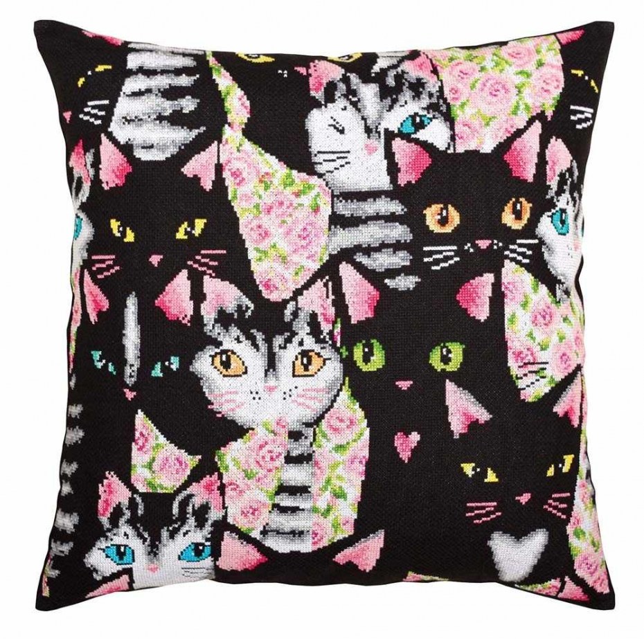 Игрушка подушка кот