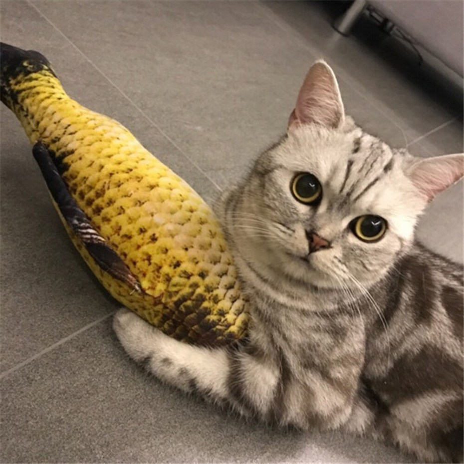 Игрушка для кошек рыба