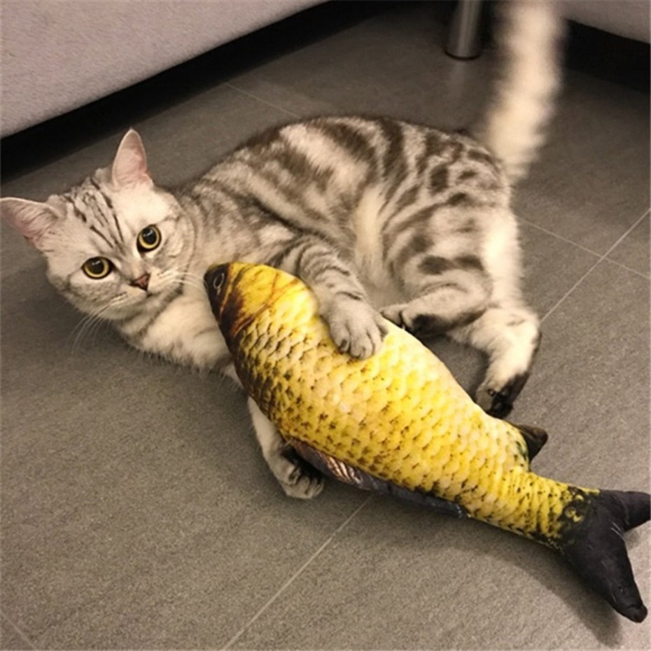 Игрушки кот рыб