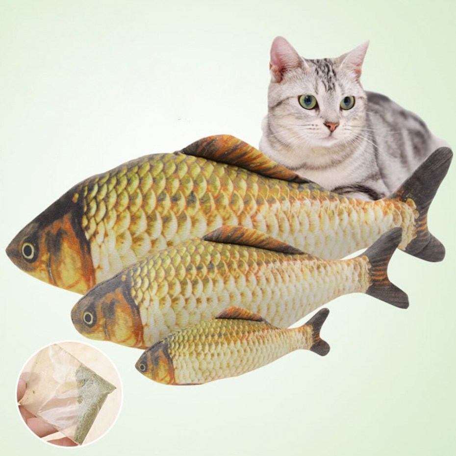 Игрушки кот рыб
