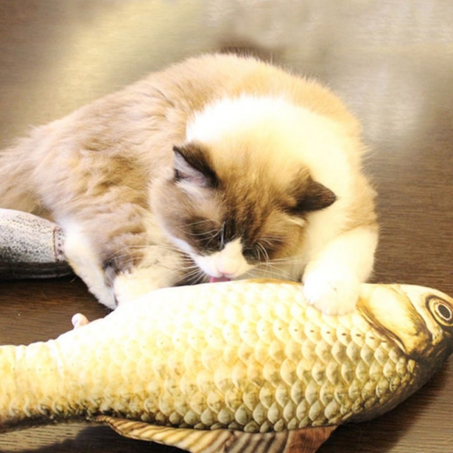 Игрушки кот рыб