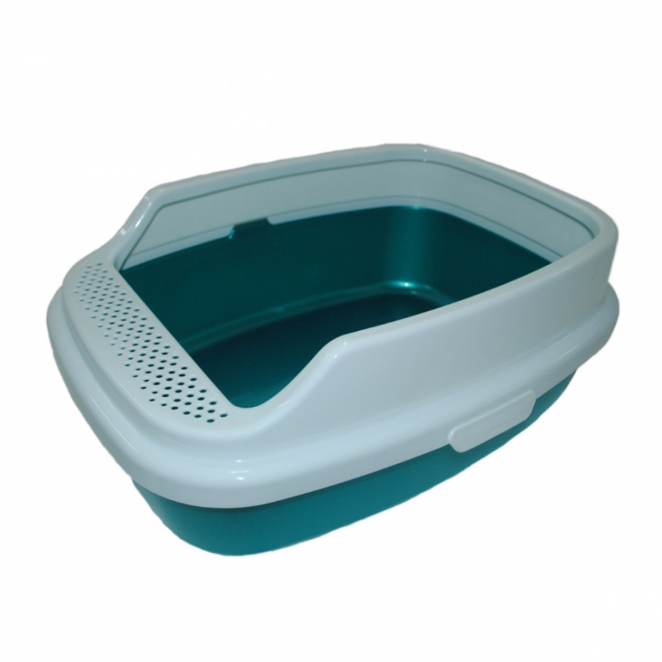 Туалет Homecat de Luxe 53х39x23см д/к с бортом бежевый перламутр