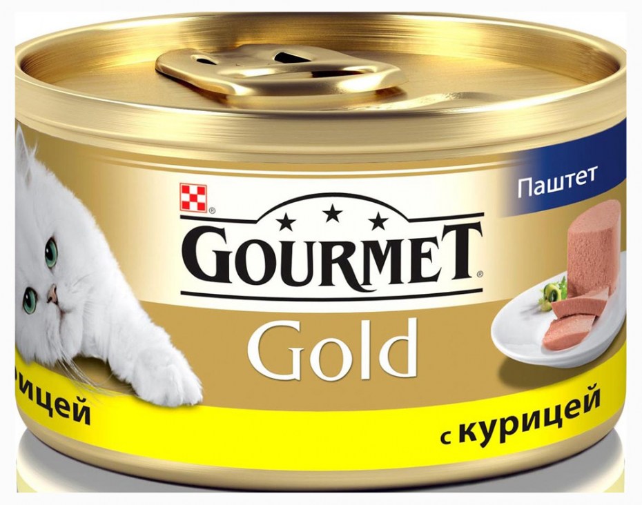 Корм для кошек Gourmet Gold кролик 85г