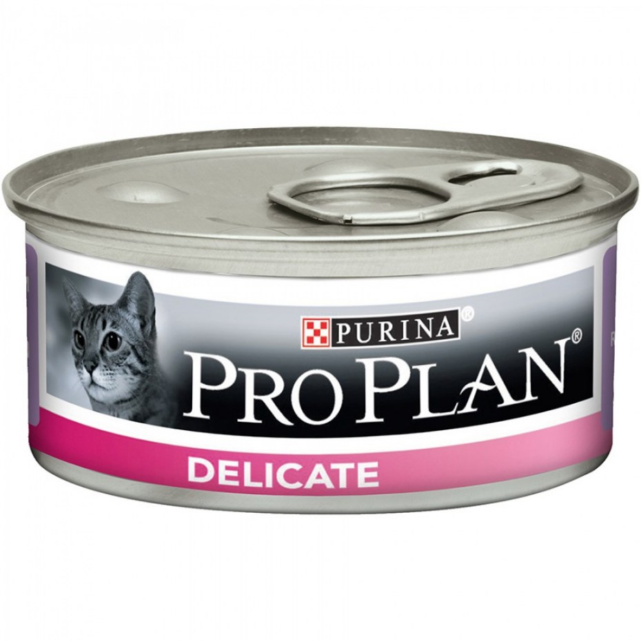 Корм для кошек Pro Plan Adult для взрослых кошек, паштет с курицей, 85г