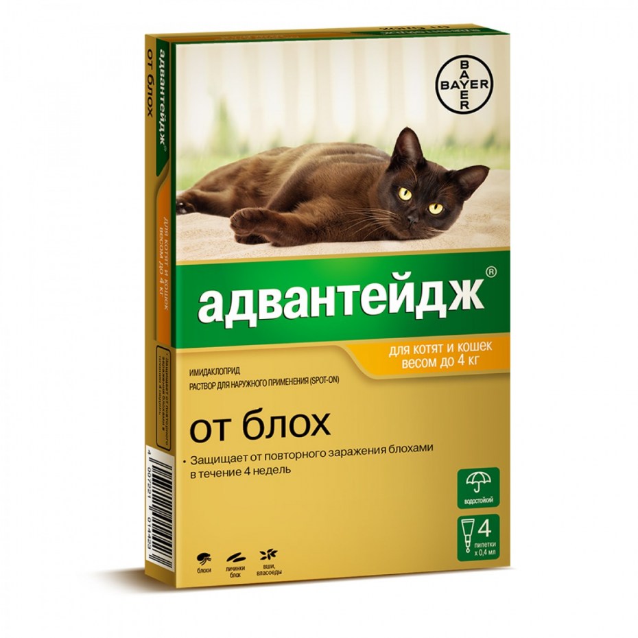 Bayer: Адвантейдж до 4кг