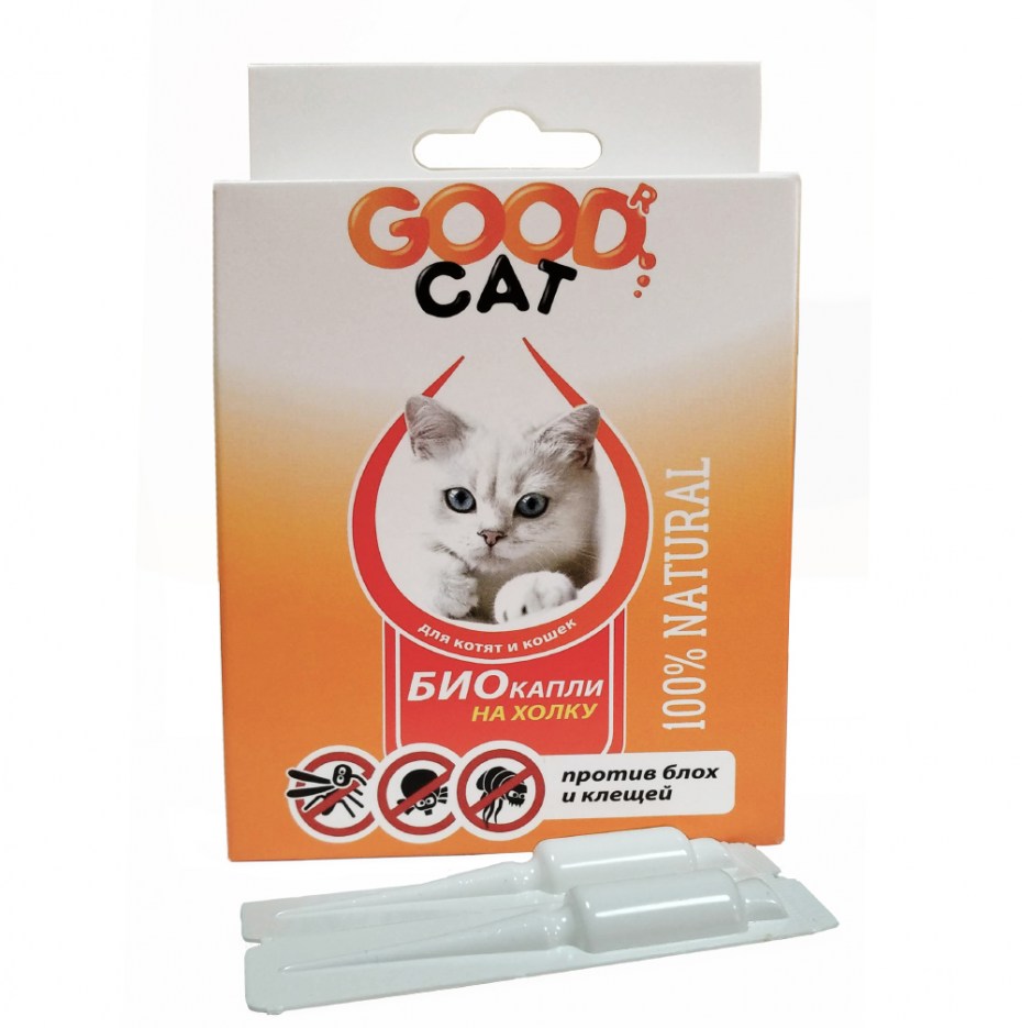 Good Cat fg11204 антипаразитарные био капли для котят