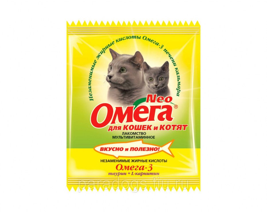 Витамины для котов Омега Нео