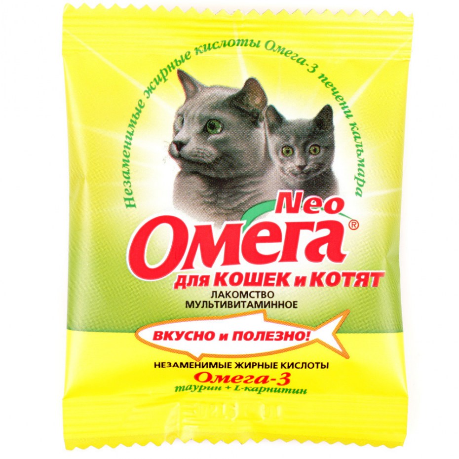 Омега Нео для кошек лакомство