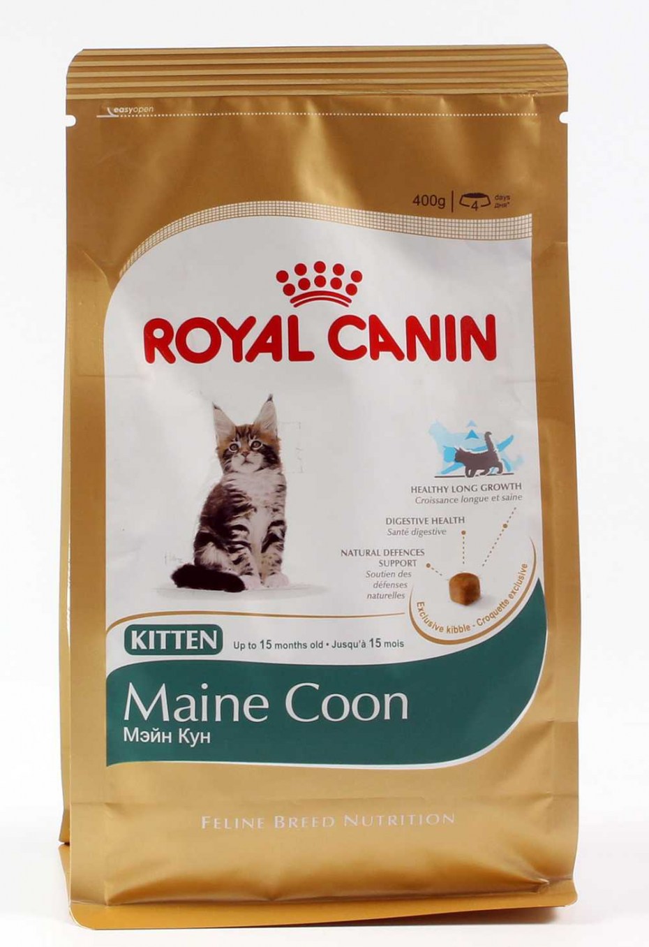 Royal Canin Maine Coon Kitten сухой корм для котят породы Мейн-кун, 400 гр