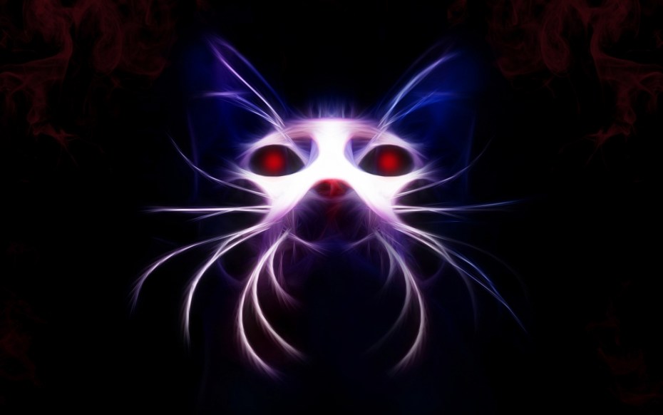 Кошка абстракция